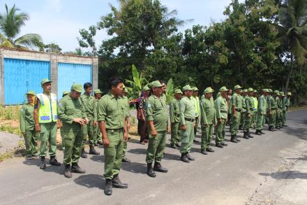 Pelantikan LINMAS Desa Jatimulyo Dan Pelatihan