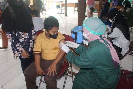 Vaksin anak Dosis ke II Kalurahan Jatimulyo